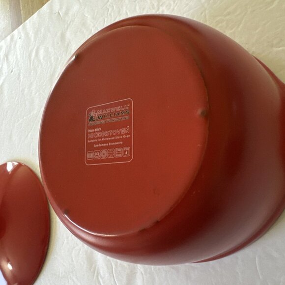 Rare Maxwell Williams Red Microstoven 25cm Non-Stick Microwave Stove Oven - Picture 6 of 16